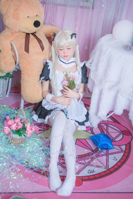 Anime Yosuga no Sora Kasugano Sora Cosplay Costume