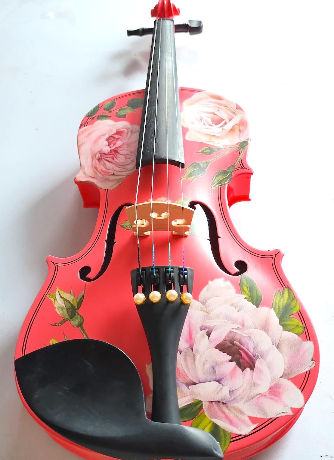 Rozanna's Rose Delight Pink Violin Outfit - NEW! w/ Carbon Fiber Bow,