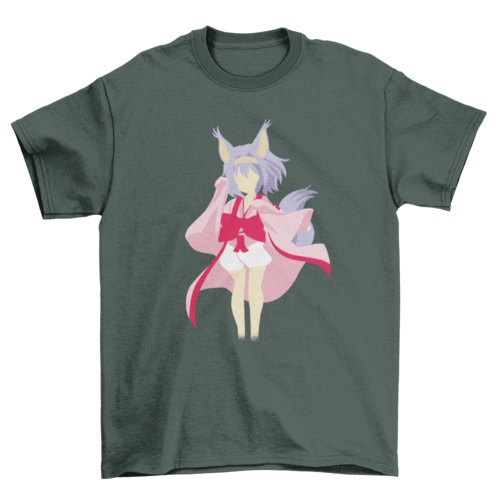 Anime Cat Girl T-shirt