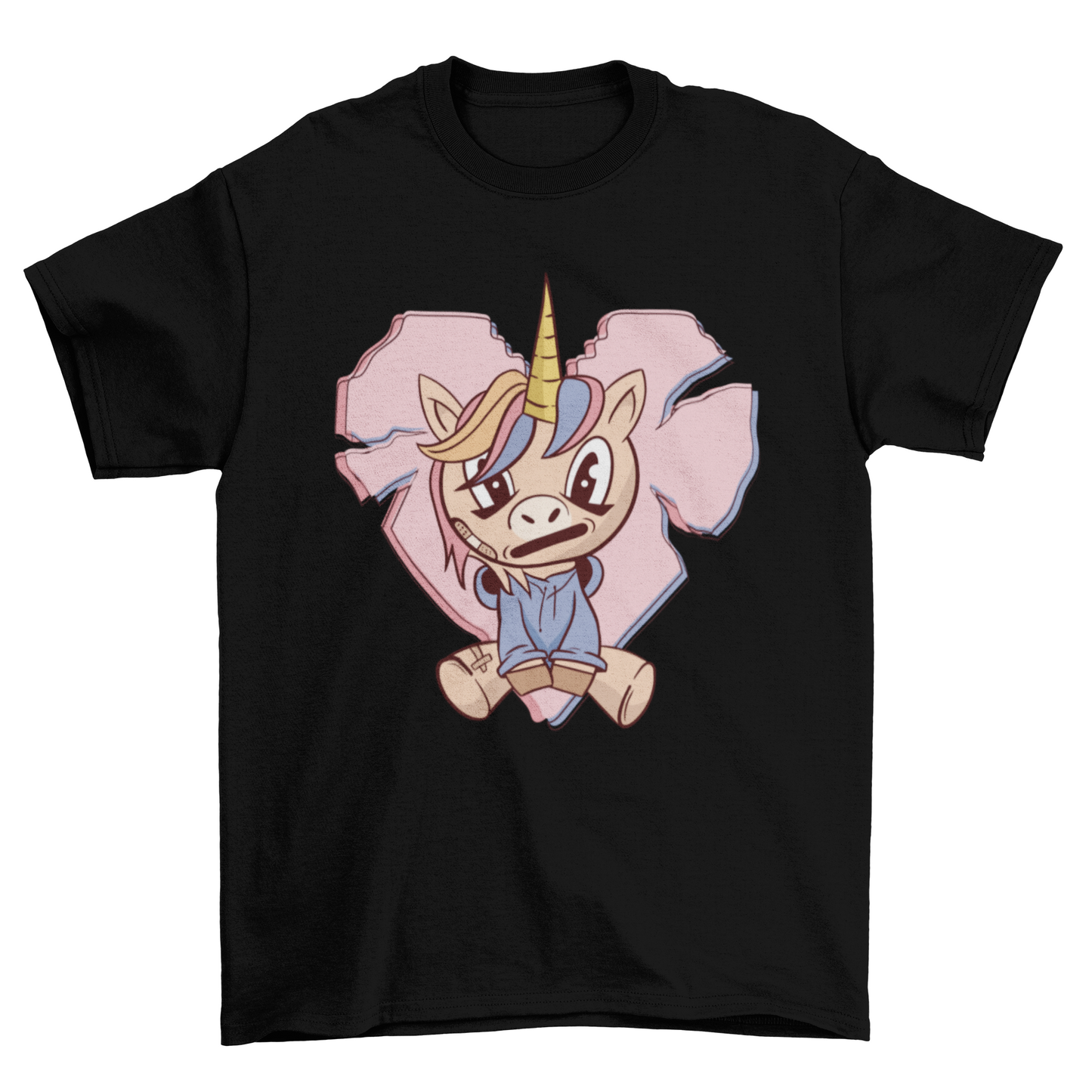 Anime Unicorn T-shirt Design