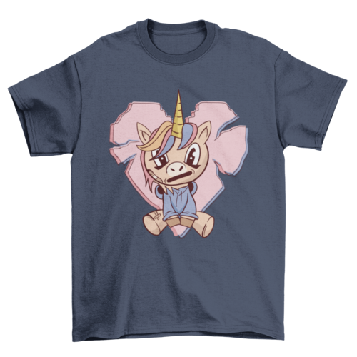 Anime Unicorn T-shirt Design