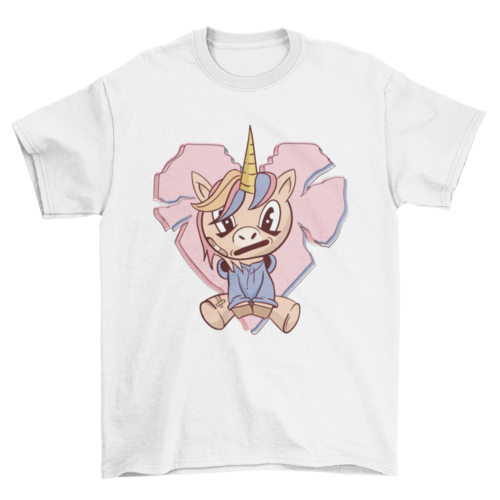 Anime Unicorn T-shirt Design