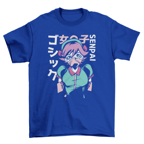 Pastel goth anime girl t-shirt