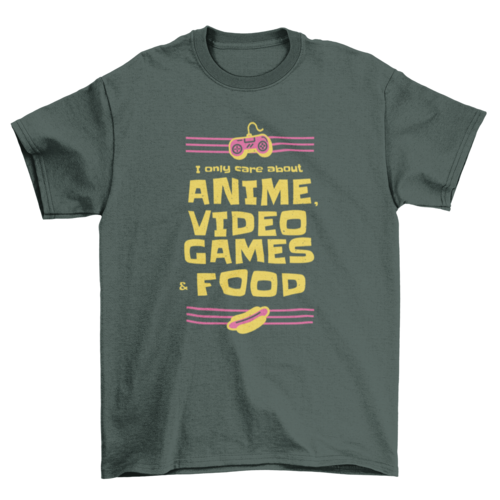 Anime & video games t-shirt