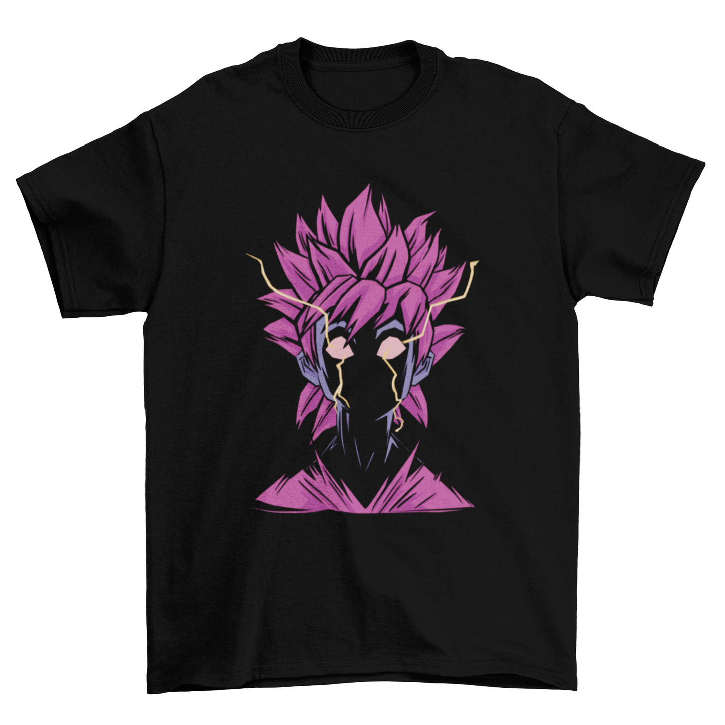 Anime man powers t-shirt design