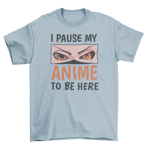 Funny angry anime eyes t-shirt