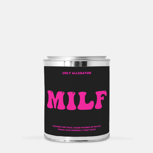 Milf Candle Paint Can (Hand Poured 16 oz.)