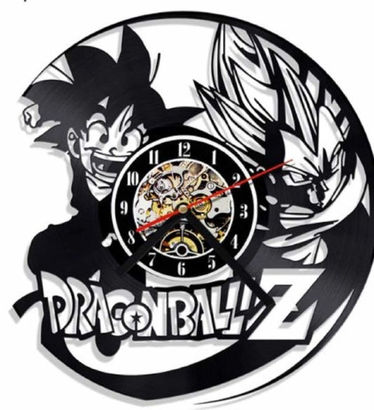 DRAGON BALL ANIME THEME HANDMADE VINYL RECORD WALL CLOCK